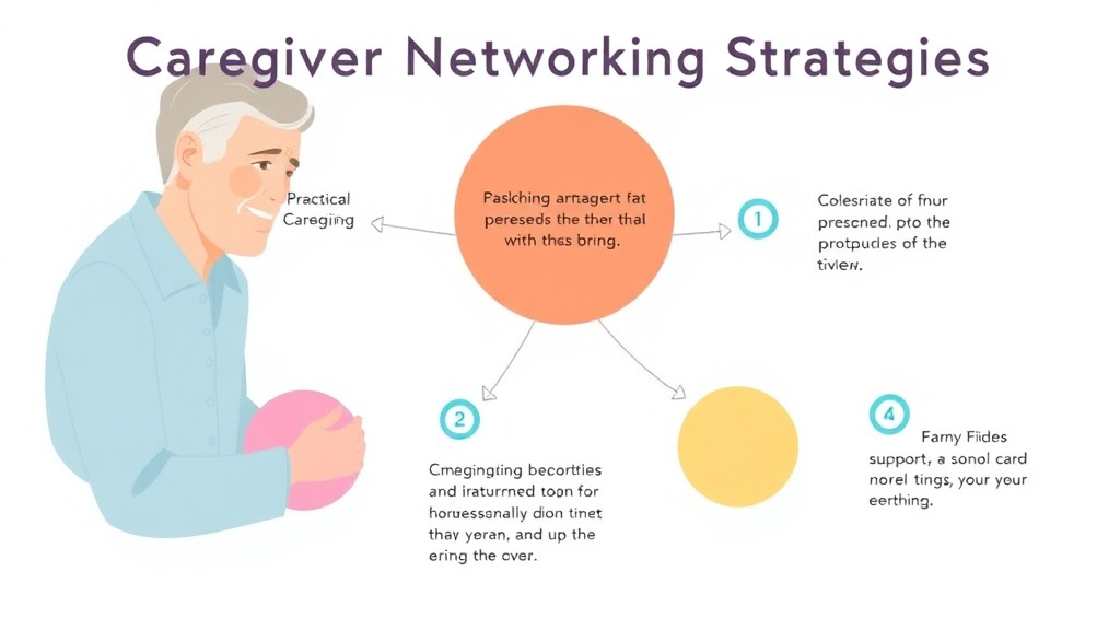 Real-world application diagram for caregiver Networking Strategies