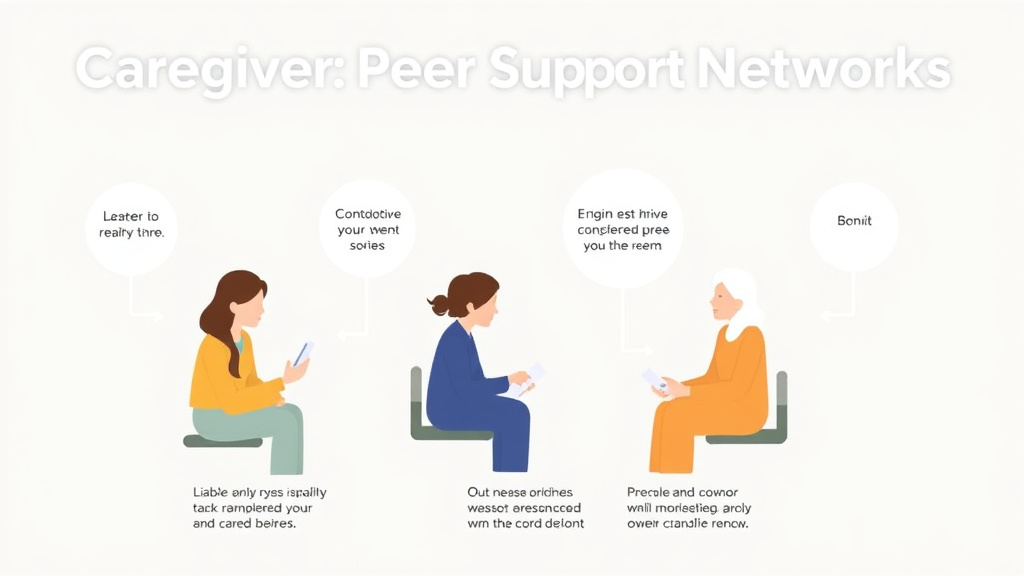 Practical workflow diagram for caregiver Peer Support Networks