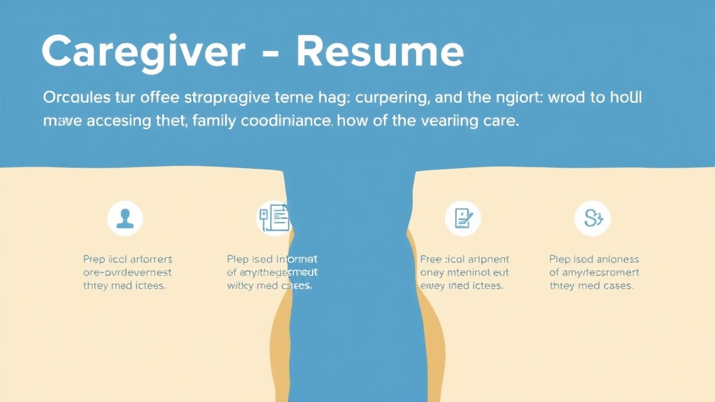 Practical checklist visual for caregiver Resume Gap Explanation