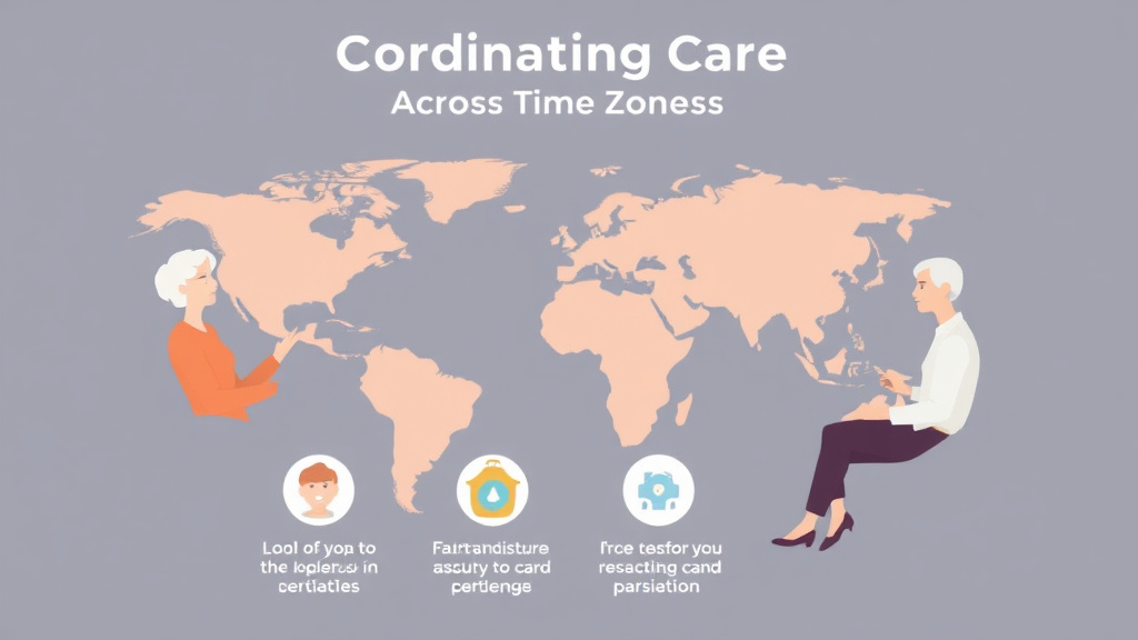 Step-by-step visual guide for implementing coordinating Care Across Time Zones