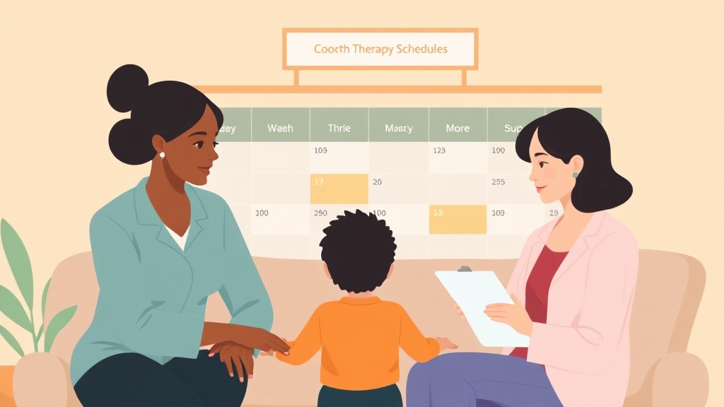 Conceptual diagram showing how coordinating Therapy Schedules works in practice