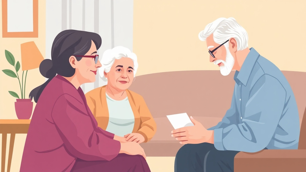 Visual overview of crisis Management Plan for Elderly with key concepts highlighted