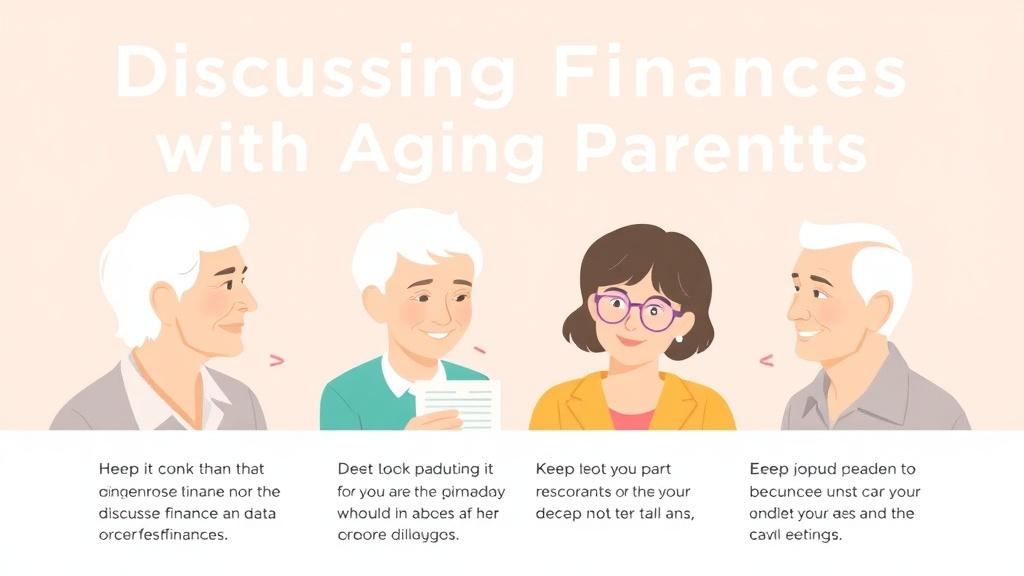 Action-oriented illustration showing how to apply discussing Finances with Aging Parents