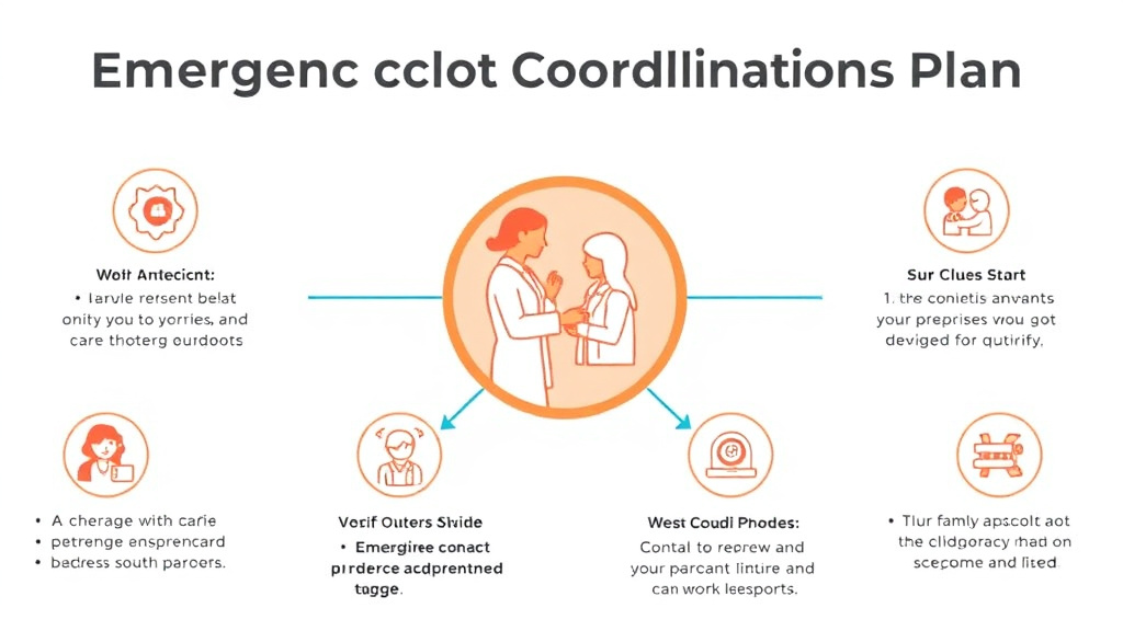 Real-world application diagram for emergency Contact Coordination Plan