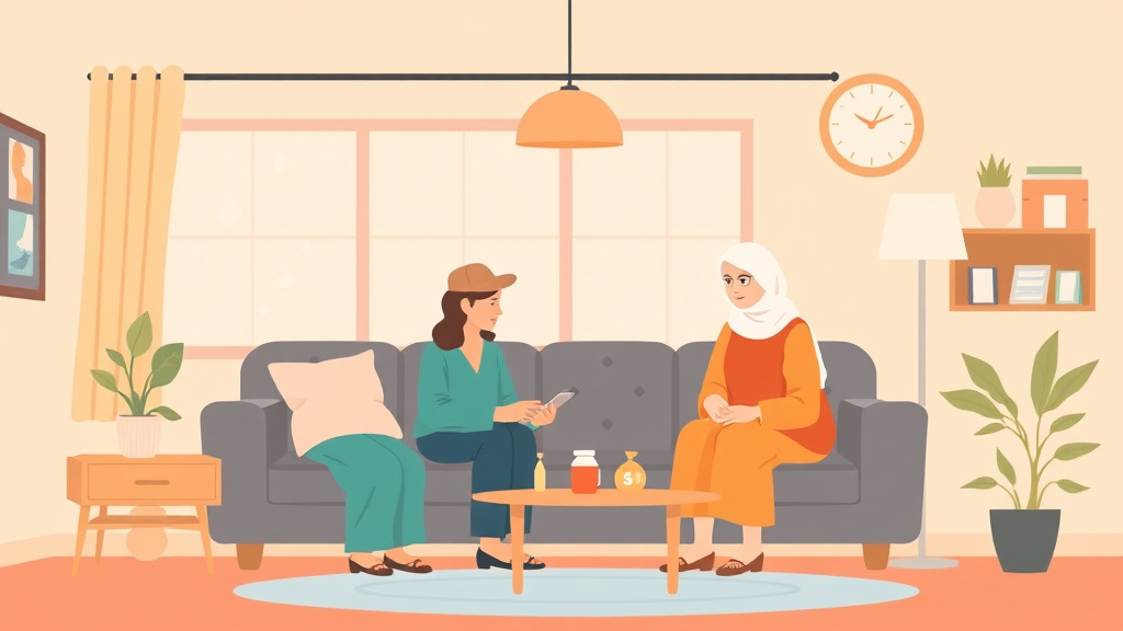 Visual overview of evaluating Home Care Agencies with key concepts highlighted