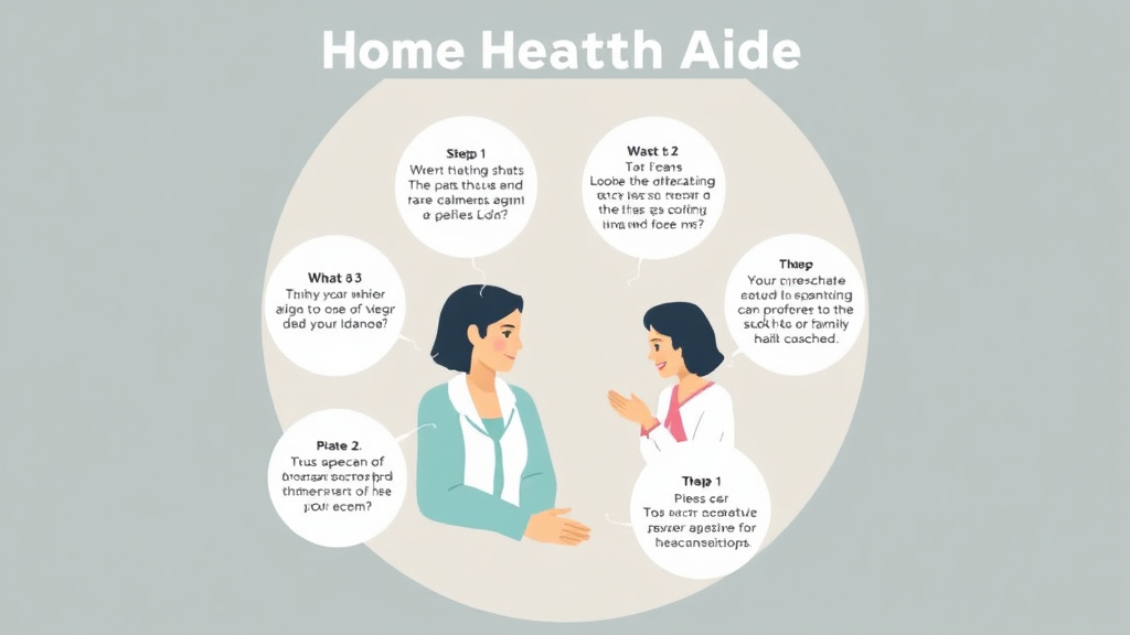 Step-by-step visual guide for implementing home Health Aide Interview Questions