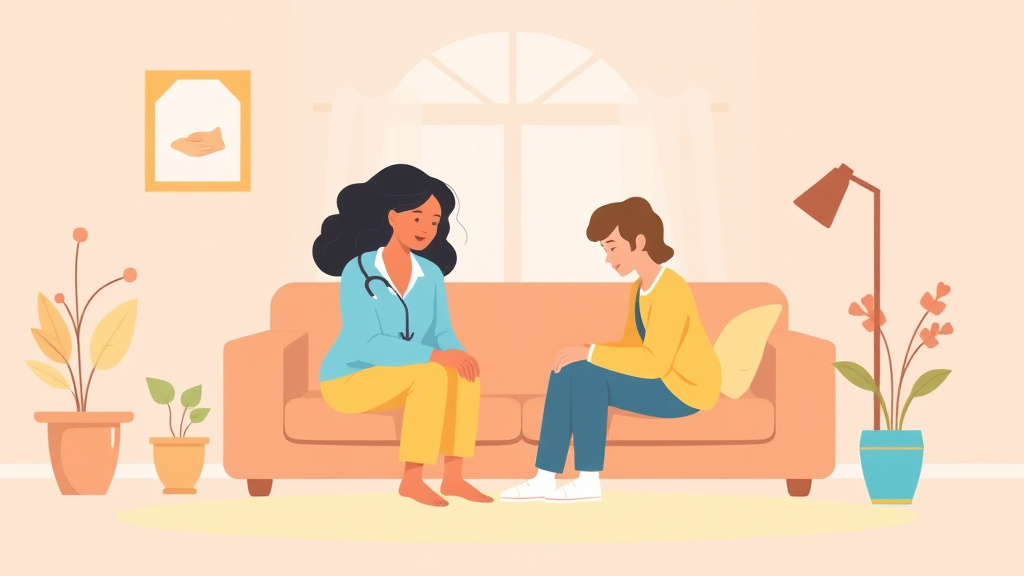 Visual overview of home Health Services Coordination with key concepts highlighted