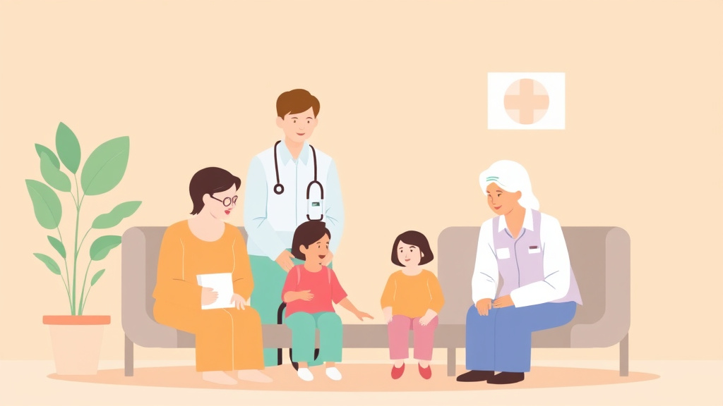 Illustration breaking down the fundamentals of hospice Care Team Roles Explained