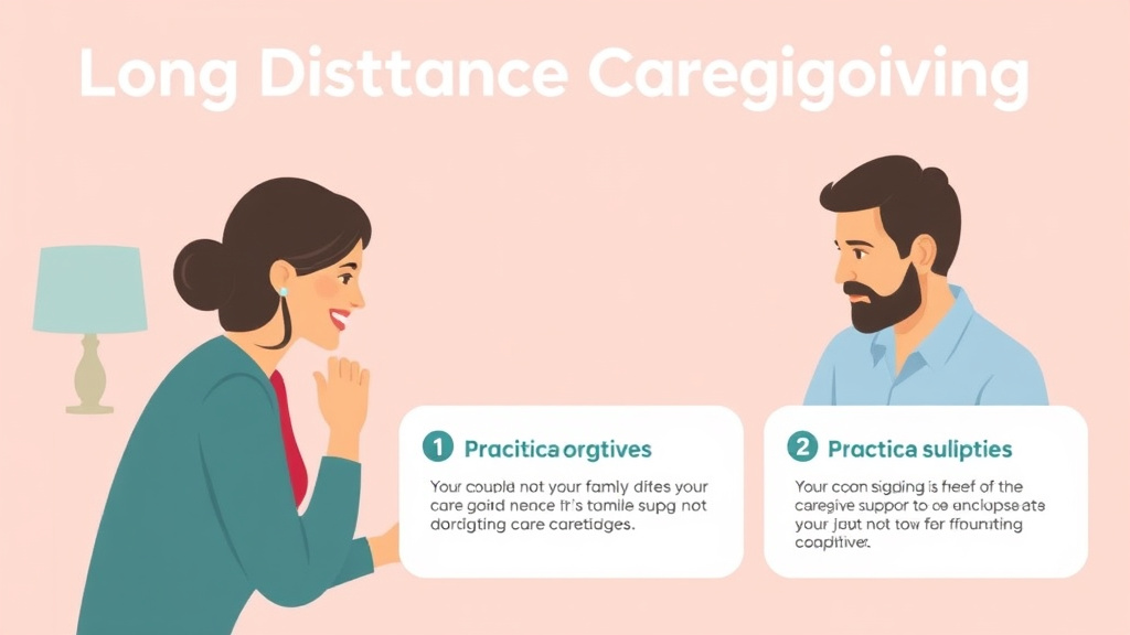 Practical checklist visual for long Distance Caregiving Strategies