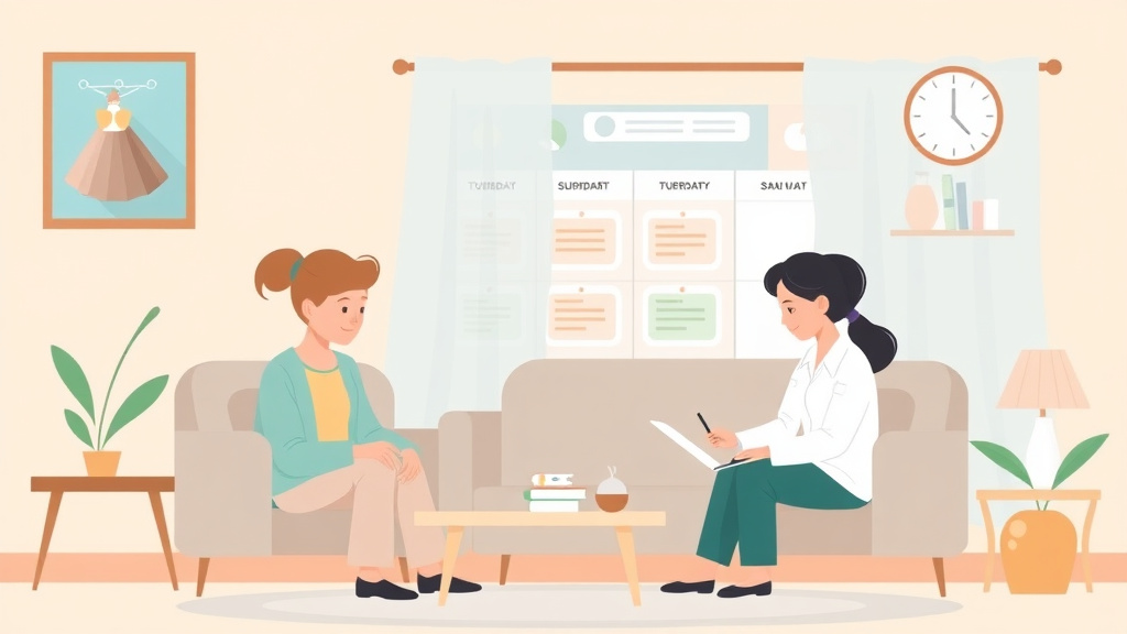 Conceptual diagram showing how managing Home Care Worker Schedules works in practice