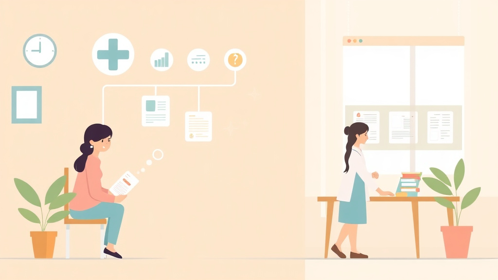 Detailed visual representation of medical Records Organization System