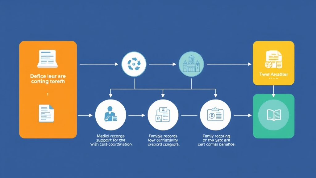 Practical checklist visual for medical Records Organization System