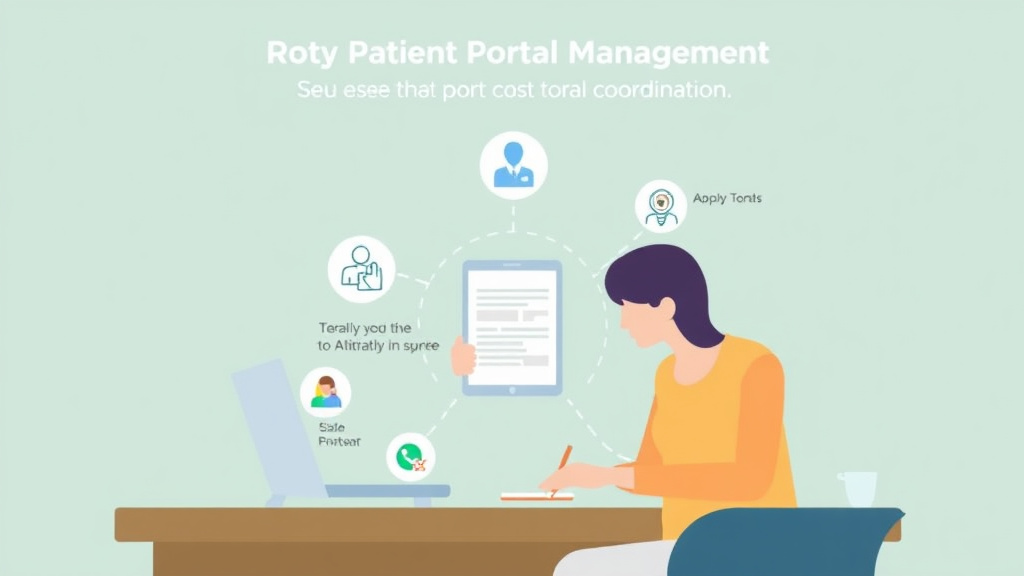 Step-by-step visual guide for implementing patient Portal Management Tips