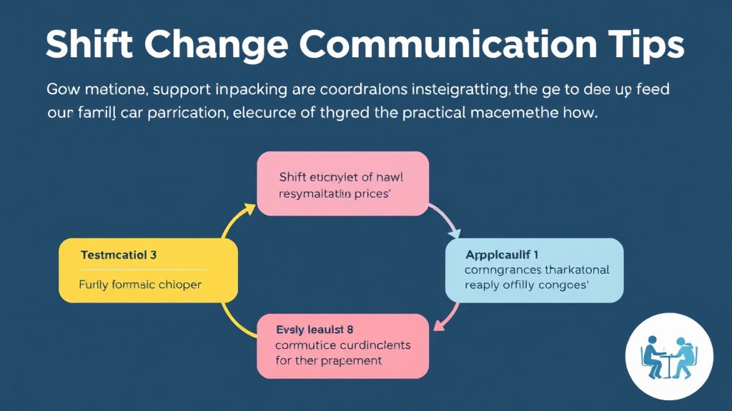 Hands-on guide visualization for shift Change Communication Tips