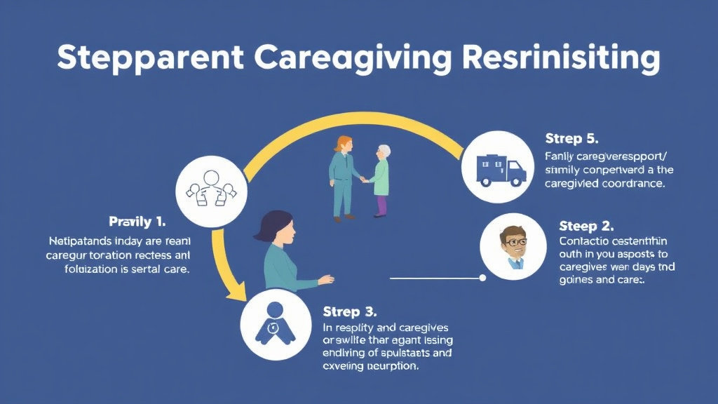 Action-oriented illustration showing how to apply stepparent Caregiving Responsibilities