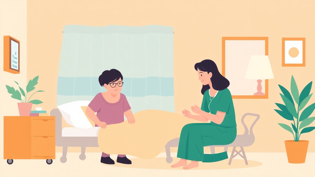 Educational graphic covering the essentials of transitioning From Hospital to Home