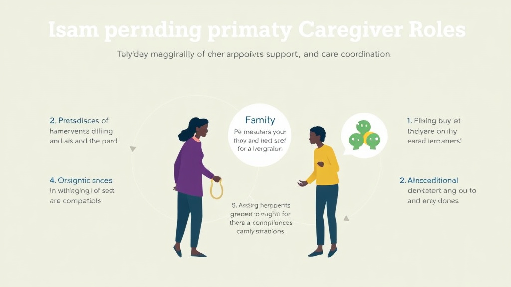 Process flow illustration for putting transitioning Primary Caregiver Role into action