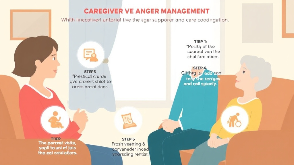 Hands-on guide visualization for caregiver Anger Management Tips