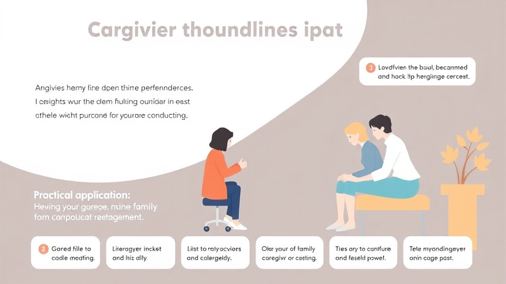 Hands-on guide visualization for caregiver Boundaries with Family