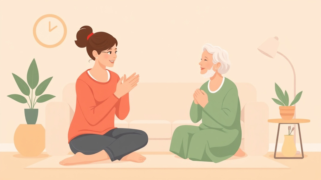 Detailed visual representation of caregiver Breathing Exercises