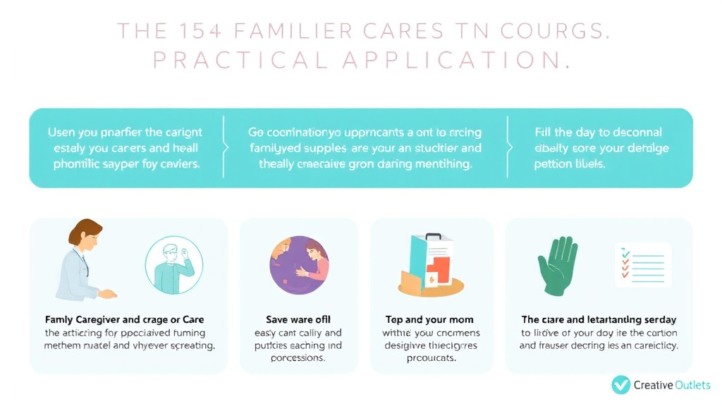 Implementation roadmap for caregiver Creative Outlets with actionable steps