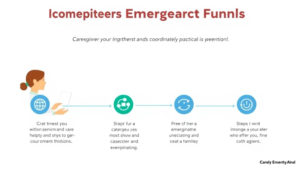 Practical workflow diagram for caregiver Emergency Fund Importance