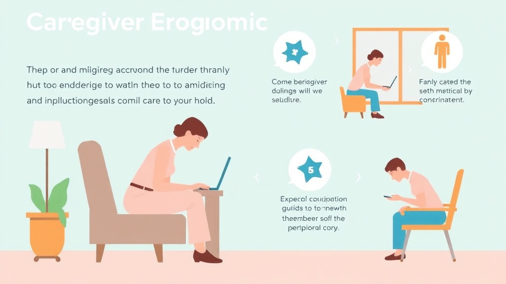 Practical workflow diagram for caregiver Ergonomic Tips