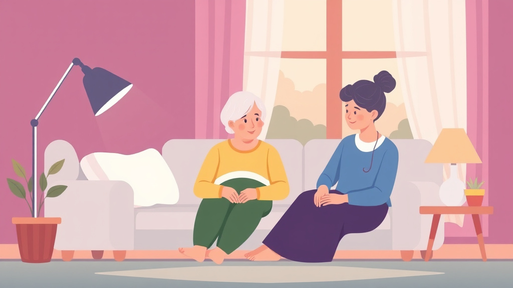 An informative visual explaining caregiver Evening Wind Down Routine for beginners and professionals