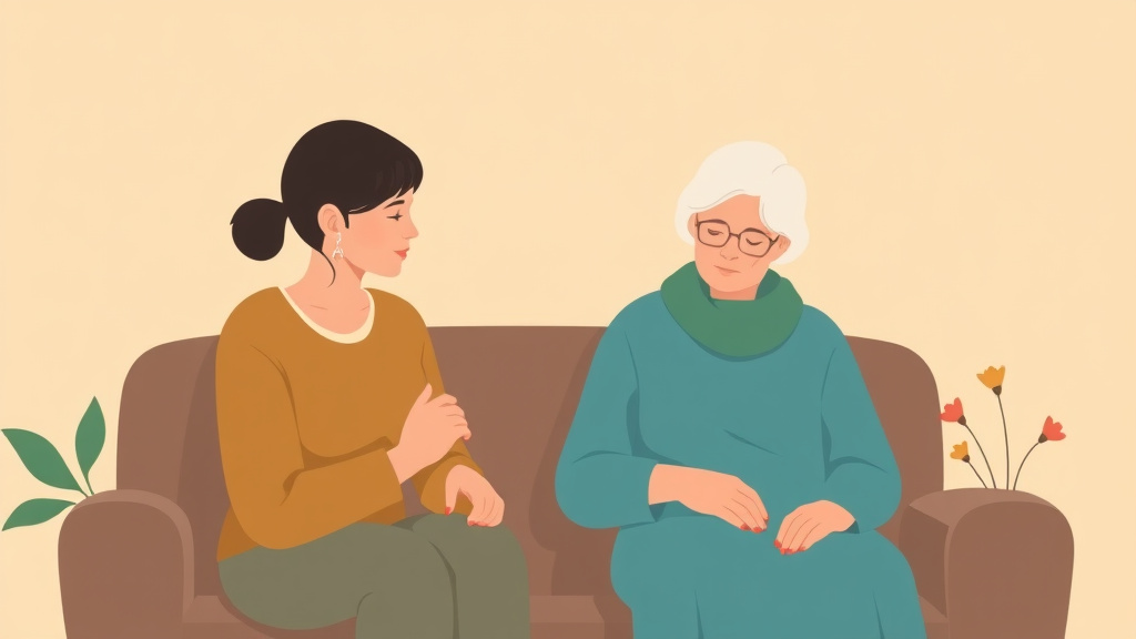 Illustration breaking down the fundamentals of caregiver Grief and Anticipatory Loss