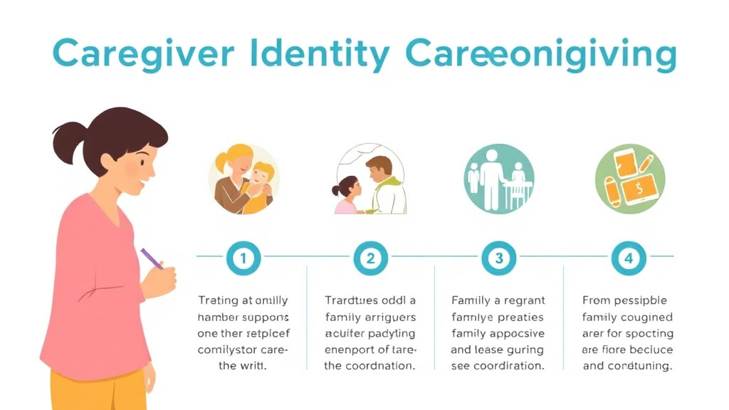 Action-oriented illustration showing how to apply caregiver Identity Beyond Caregiving