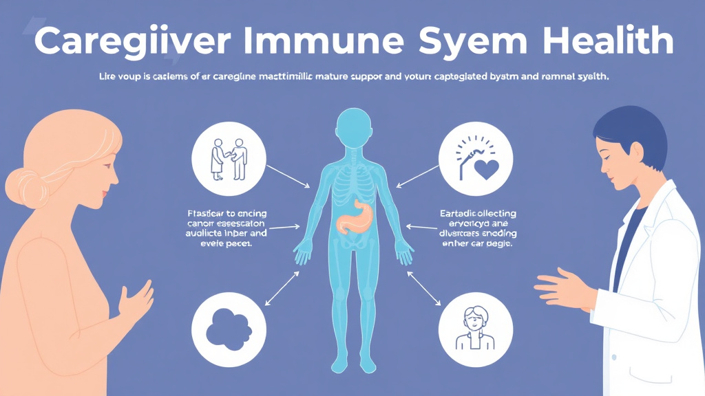 Practical workflow diagram for caregiver Immune System Health
