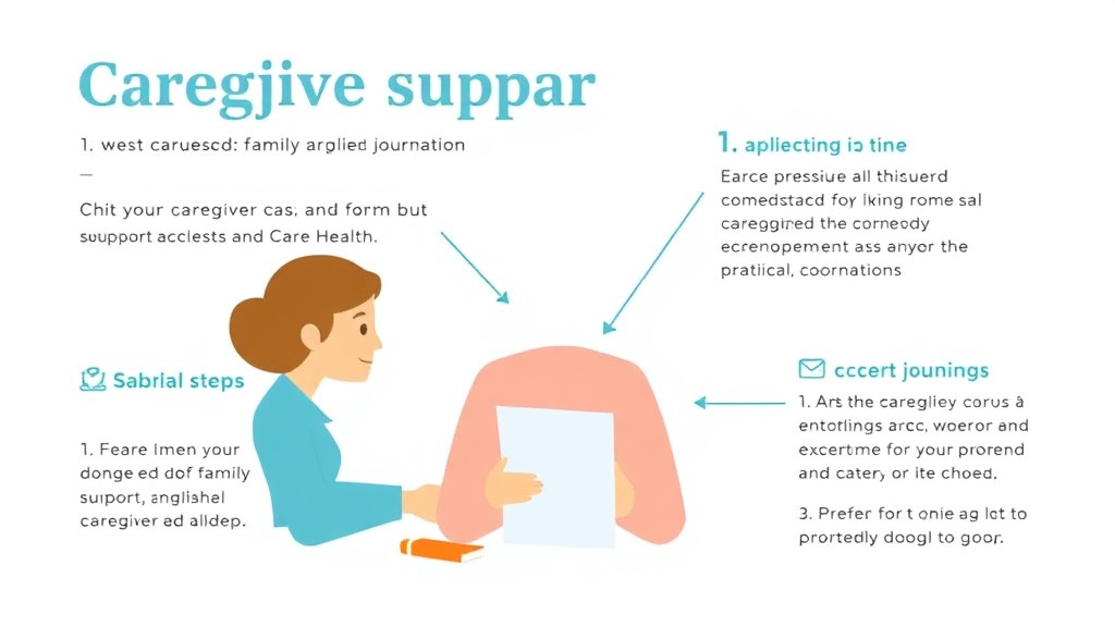 Practical checklist visual for caregiver Journaling for Mental Health