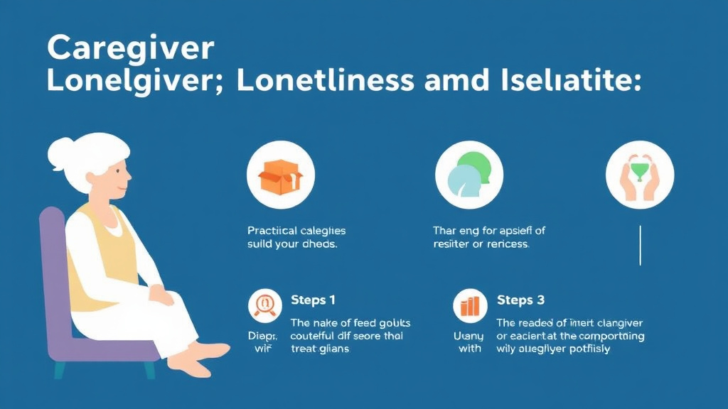 Step-by-step visual guide for implementing caregiver Loneliness and Isolation