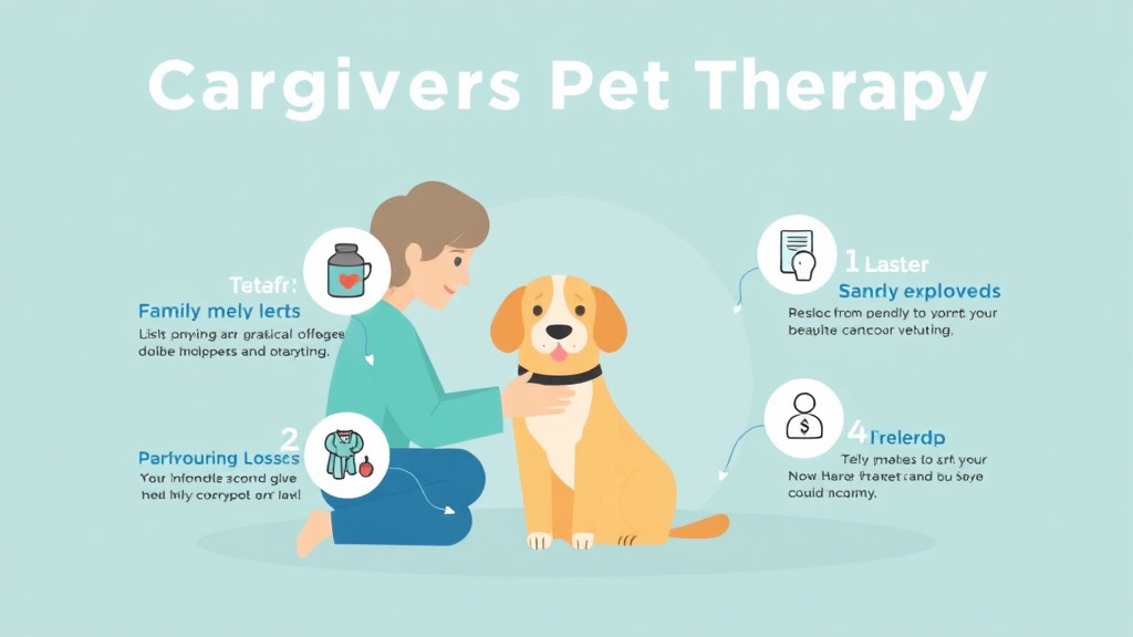 Step-by-step visual guide for implementing caregiver Pet Therapy Benefits