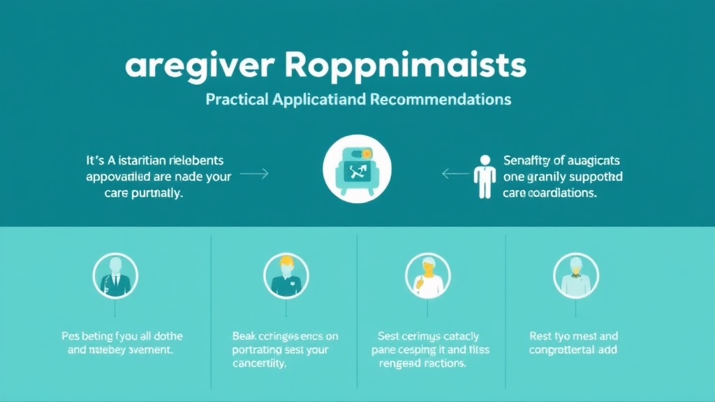 Process flow illustration for putting caregiver Podcast Recommendations into action