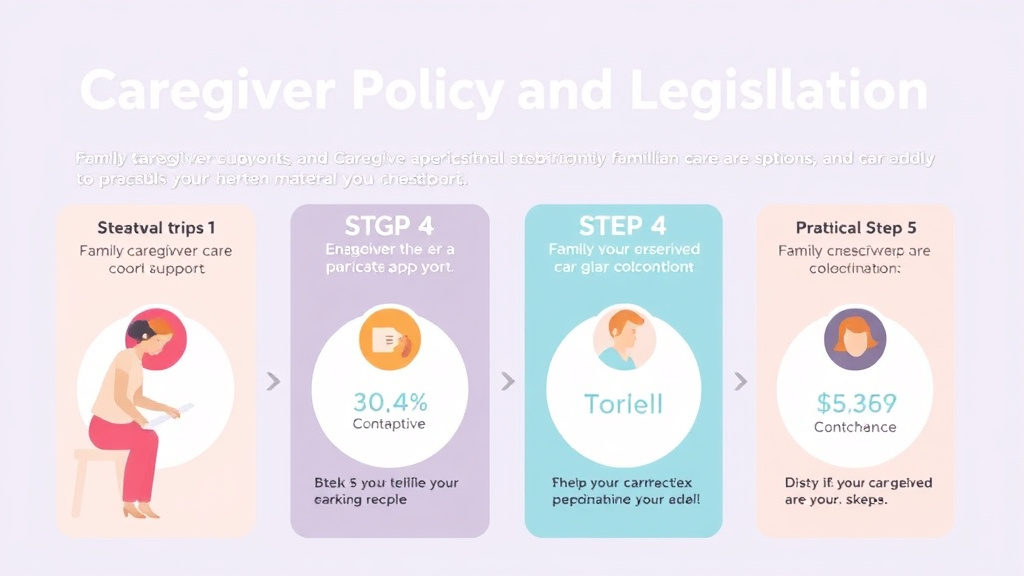 Action-oriented illustration showing how to apply caregiver Policy and Legislation