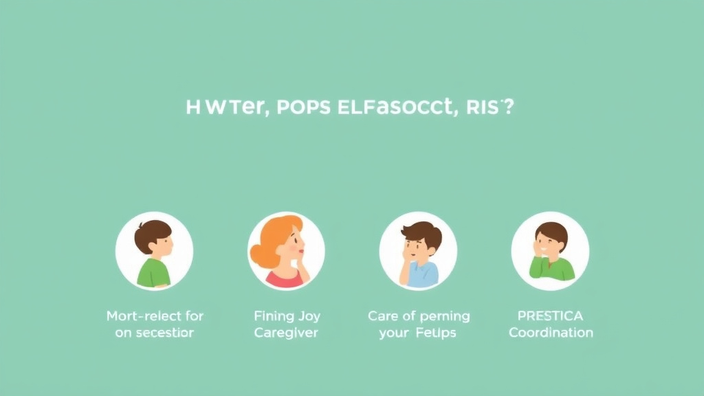 Action-oriented illustration showing how to apply caregiver Positive Aspects Finding Joy