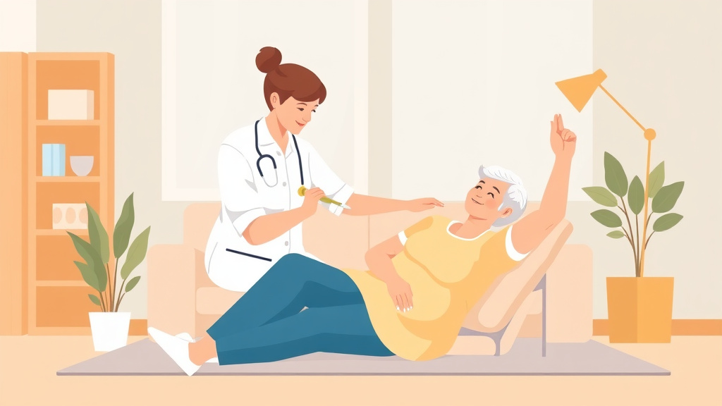 Visual overview of caregiver Progressive Muscle Relaxation with key concepts highlighted