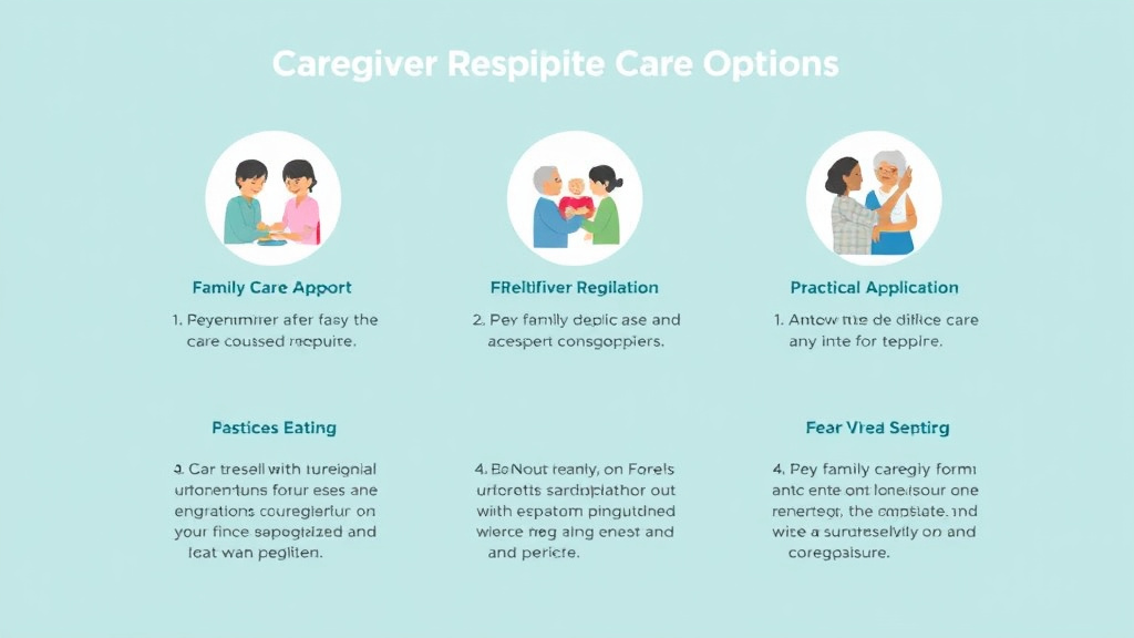 Step-by-step visual guide for implementing caregiver Respite Care Options