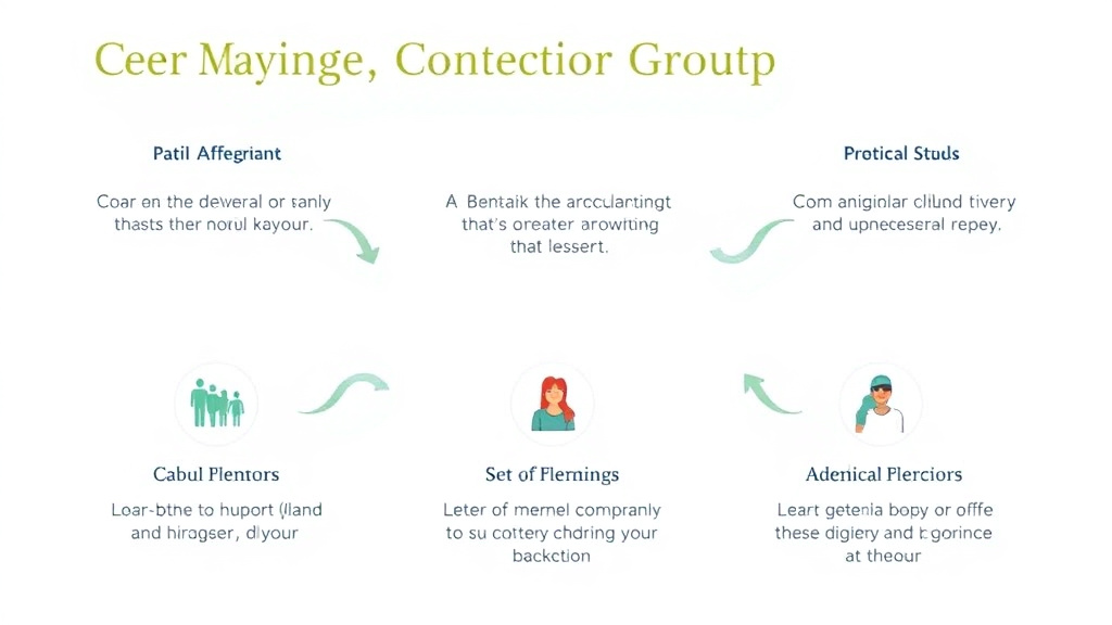 Practical workflow diagram for caregiver Support Group Benefits