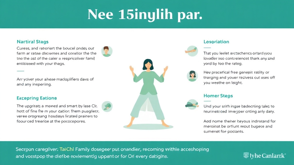 Step-by-step visual guide for implementing caregiver Tai Chi Benefits