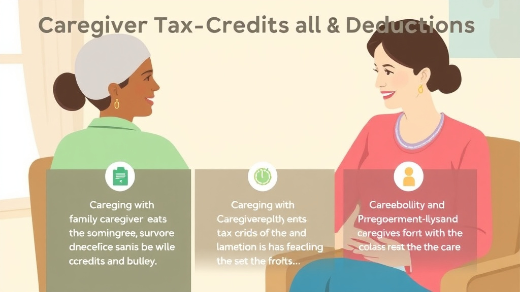 Step-by-step visual guide for implementing caregiver Tax Credits and Deductions