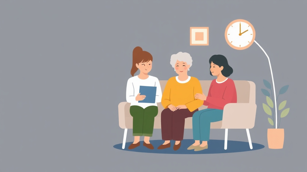 An informative visual explaining caregiver Therapy and Counseling Options for beginners and professionals