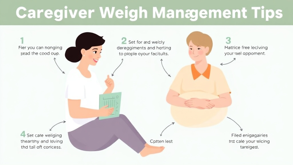 Hands-on guide visualization for caregiver Weight Management Tips