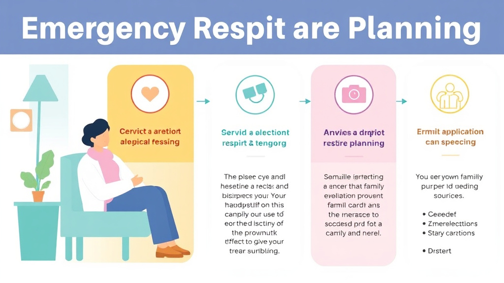 Action-oriented illustration showing how to apply emergency Respite Care Planning