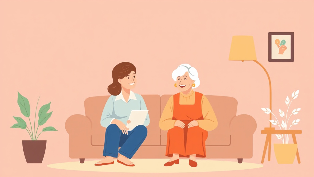 Educational graphic covering the essentials of learning to Ask for Help As Caregiver