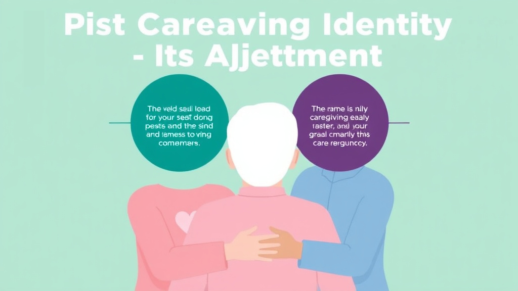 Process flow illustration for putting post Caregiving Identity Adjustment into action