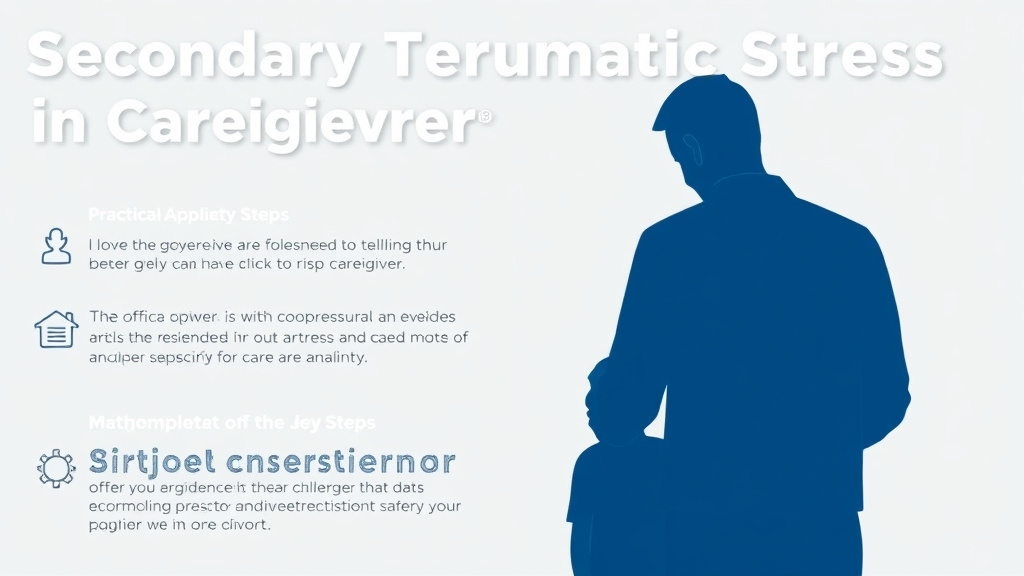 Practical checklist visual for secondary Traumatic Stress in Caregivers