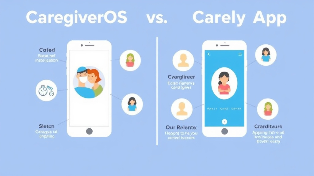 Practical workflow diagram for caregiverOS vs. Carely App Comparison