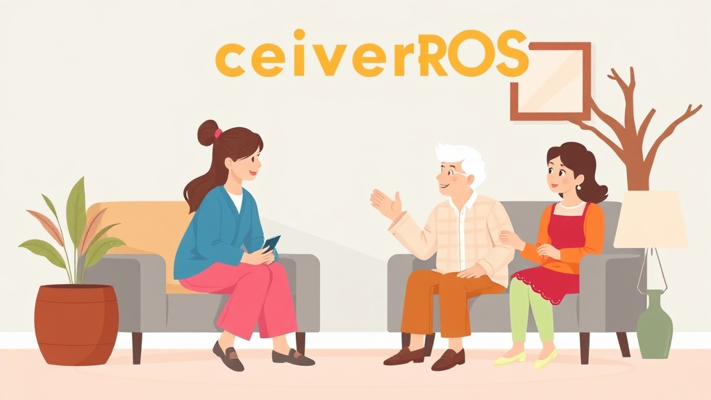 An informative visual explaining caregiverOS vs. Lotsa Helping Hands for beginners and professionals